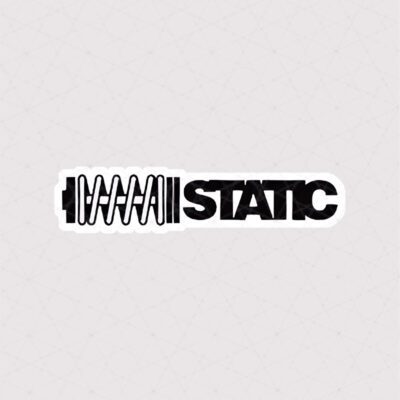استیکر کمک فنر طرح STATIC
