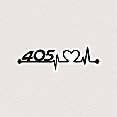 استیکر شوتی 405 و ضربان قلب
