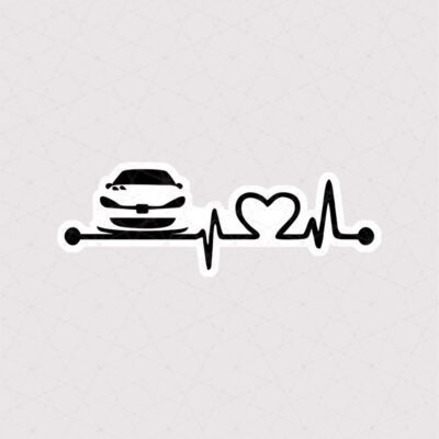 استیکر پژو 206 و ضربان قلب