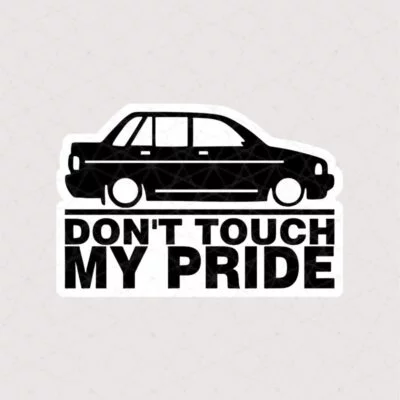 استیکر پراید DON`T TOUCH MY PRIDE