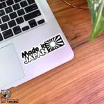 استیکر ساخت ژاپن همراه با خورشید در حال طلوع