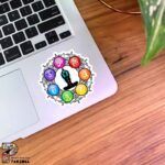 استیکر یوگا و هفت چاکرا