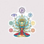 استیکر مدیتیشن با نماد چاکرا