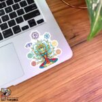 استیکر مدیتیشن با نماد چاکرا