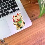 استیکر گربه شانس Maneki Neko