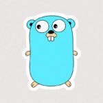 استیکر The Go Gopher