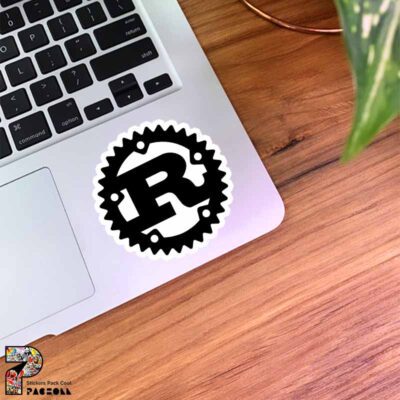 استیکر لوگو زبان برنامه نویسی Rust