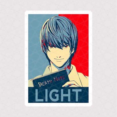 استیکر کارت Light Yagami از انیمه Death Note