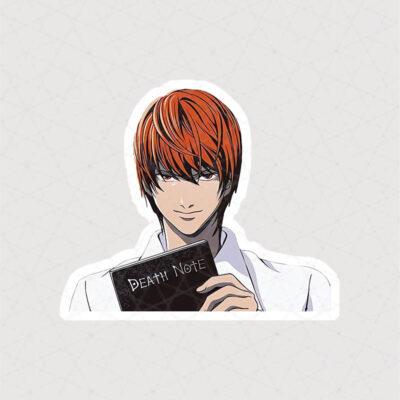 استیکر چهره Light Yagami  از انیمه Death Note