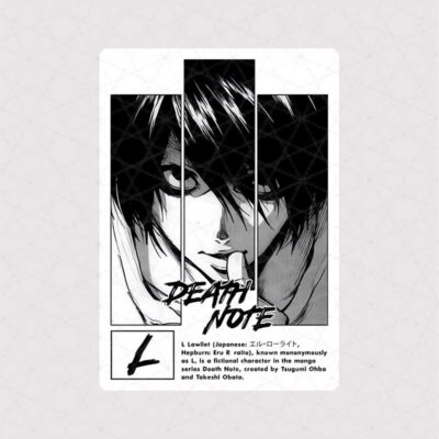 استیکر کارآگاه L Lawliet از انیمه Death Note