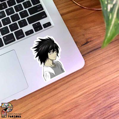 استیکر چهره شخصیت L Lawliet از انیمه Death Note