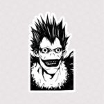 استیکر Ryuk طرح سیاه و سفید