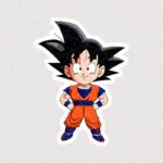 استیکر انیمه ای Goku از انیمه Dragon Ball