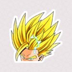 استیکر وجیتو در حالت سوپر سایان