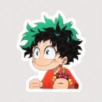 استیکر ایزوکو میدوریا معروف به دکو از انیمه My Hero Academia