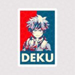 استیکر کارت Deku از انیمه My Hero Academia