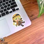 استیکر Riko با چهره خندان از انیمه Made in Abyss