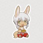 استیکر چهره Nanachi از انیمه Made in Abyss
