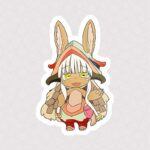 استیکر چهره Nanachi از انیمه Made in Abyss