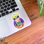استیکر ناروتو و قورباغه طرح دایره