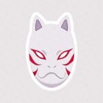 استیکر ماسک آنبو