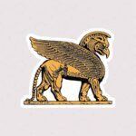 استیکر شیر بالدار هخامنشی