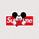 استیکر Supreme طرح میکی موس