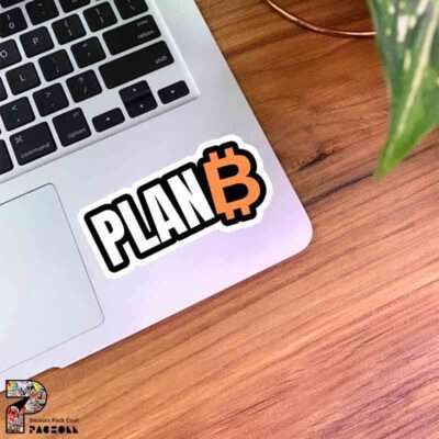 استیکر Bitcoin Plan B