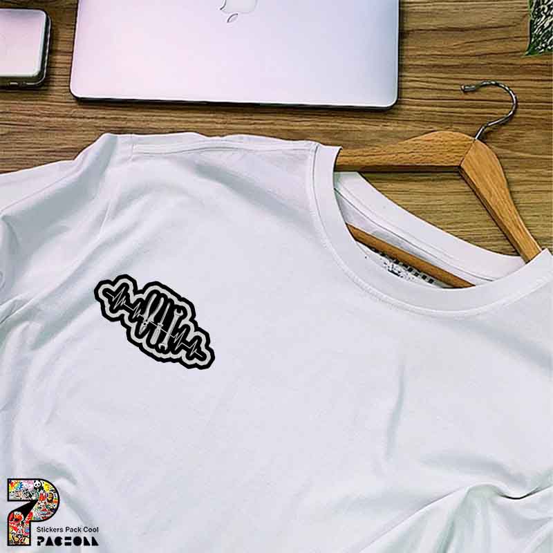6134 P Sticker Offroad استیکر ضربان قلب طرح ابزار