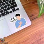 استیکر Im Fine طرح فرندز