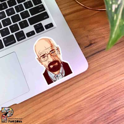 استیکر نقاشی چهره Walter White