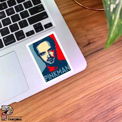 استیکر کارت قرمز و ابی Pinkman