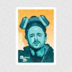 استیکر Jesse Pinkman همراه با ماسک
