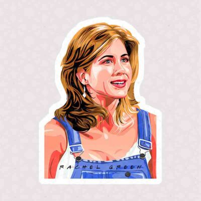 استیکر چهره Rachel Green