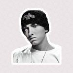استیکر Eminem با لباس سفید