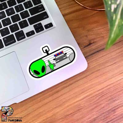 استیکر Alien در حال فاک دادن به پلیس