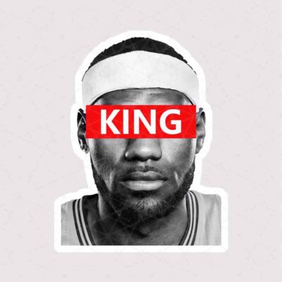 استیکر ليبرون جيمس طرح King