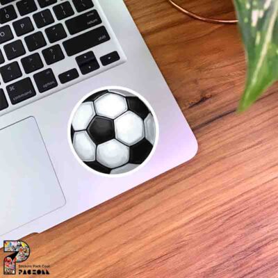 استیکر توپ فوتبال به شکل گرافیکی