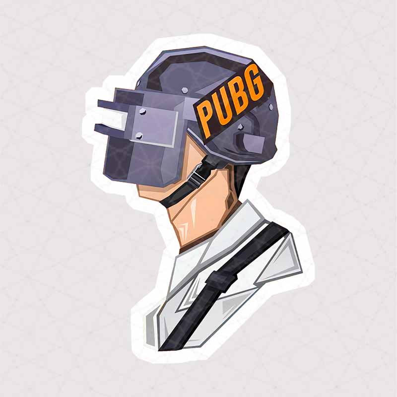 17005 Asli Sticker PUBG استیکر شخصیت محبوب بازی PUBG