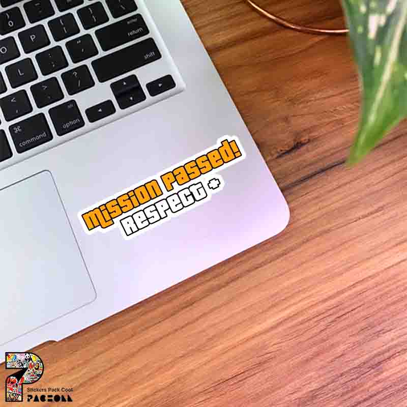 17056 K Sticker GTA استیکر Mission passed! Respect+ از بازی GTA