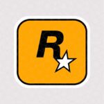 استیکر لوگو Rockstar Games سازنده بازی های GTA