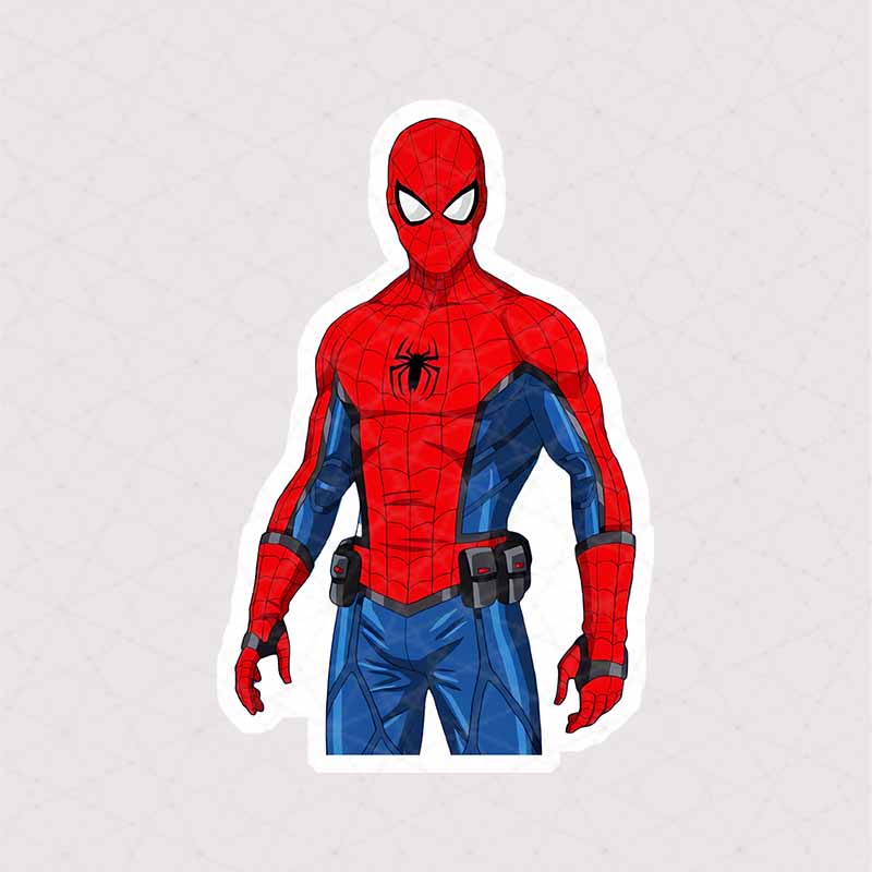 5290 Asli Sticker Spider Man استیکر اسپایدرمن کلاسیک