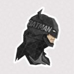 استیکر بتمن از نیم رخ