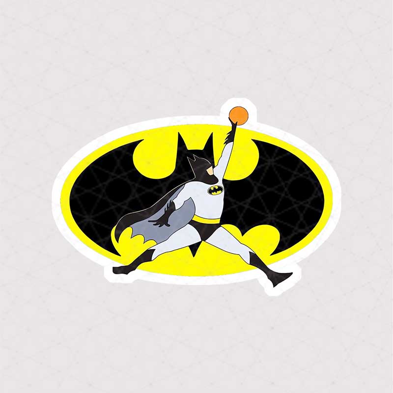 5312 Asli Sticker Batman استیکر بسکتبالی بتمن