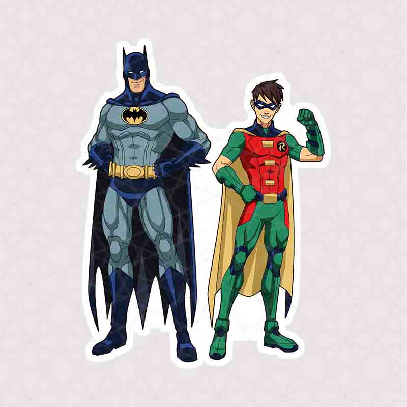 5329 Asli Sticker Batman استیکر بتمن و رابین