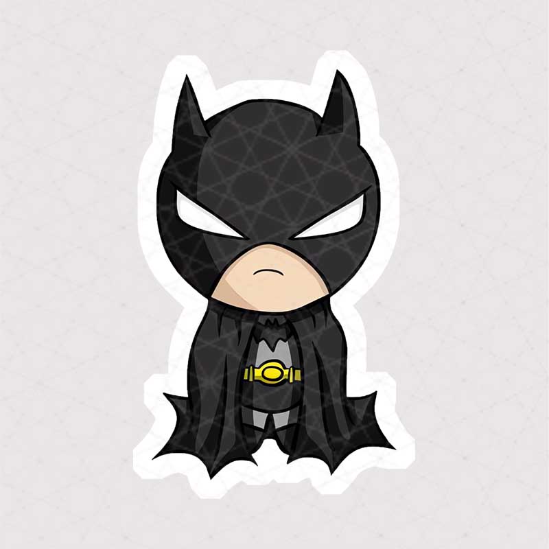 5340 Asli Sticker Batman استیکر بتمن کوچولو طرح فانتزی
