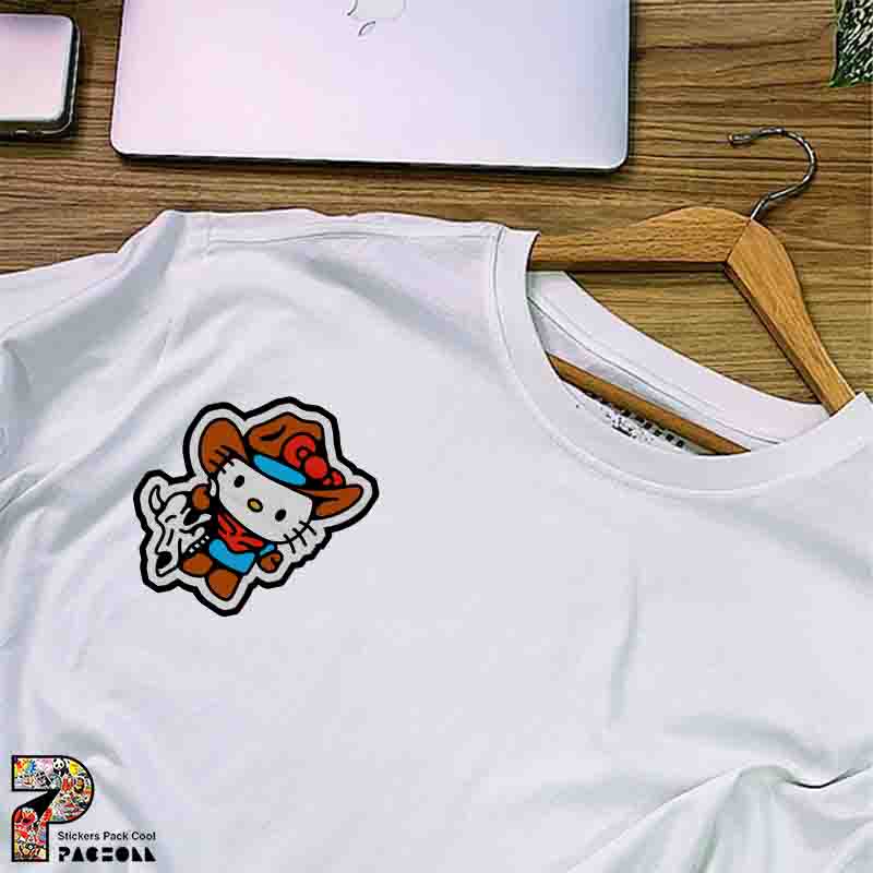 5368 P Sticker Kitty استیکر هلو کیتی کابوی