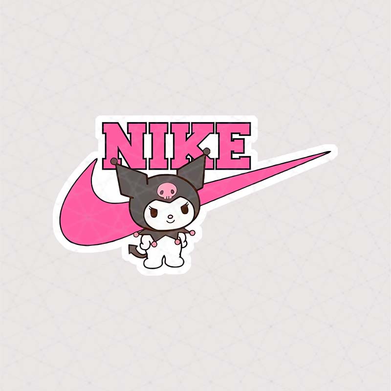 5374 Asli Sticker Kuromi استیکر نایکی صورتی با کرومی