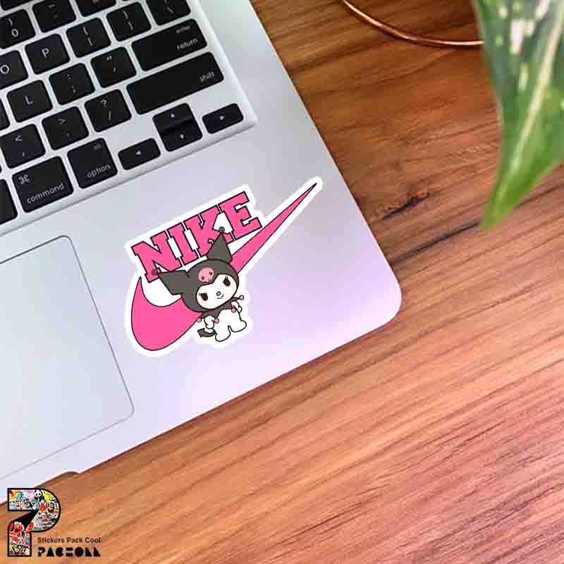 5374 K Sticker Kuromi استیکر نایکی صورتی با کرومی