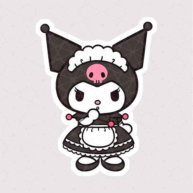 5383 Asli Sticker Kuromi استیکر کورومی پیشخدمت بانمک